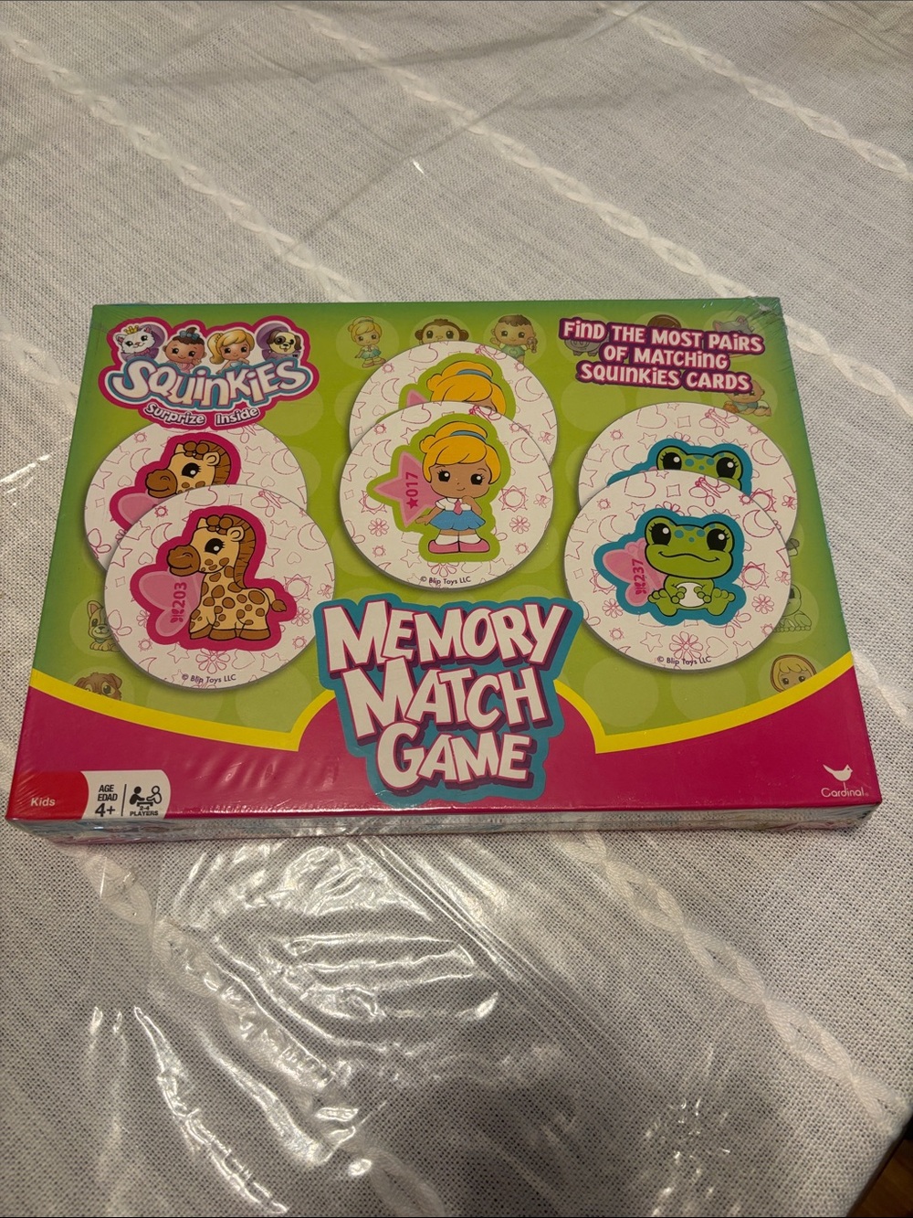 Memory Match Game - Pink & Green